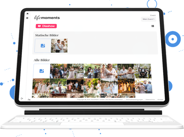tablet mit dem lifemoments konto