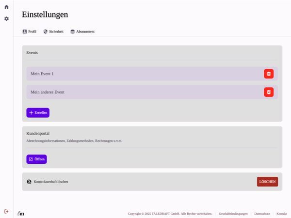 tablet mit dem lifemoments konto